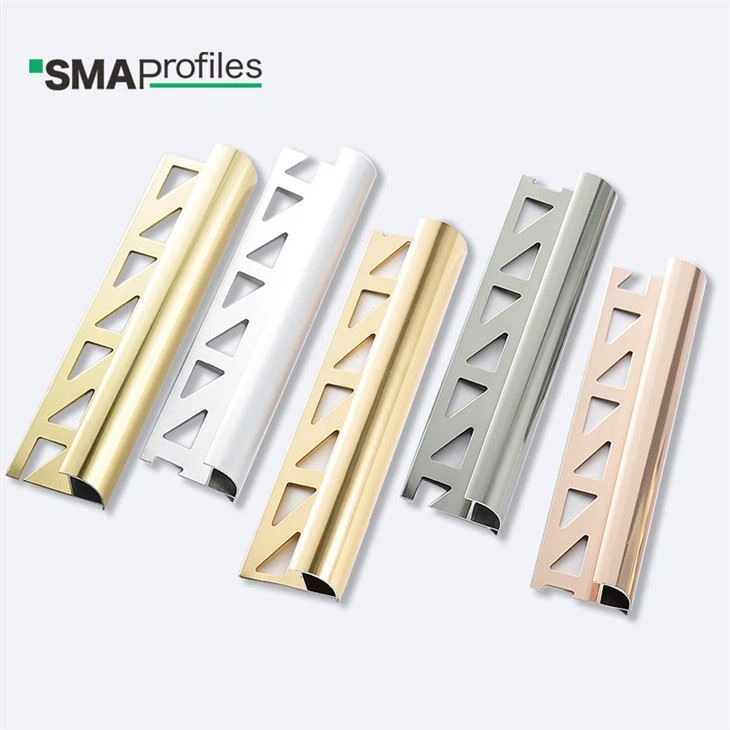 aluminium round edge tile trim